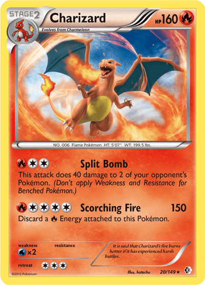 Charizard 20/149 - Boundaries Crossed (BCR) LP
