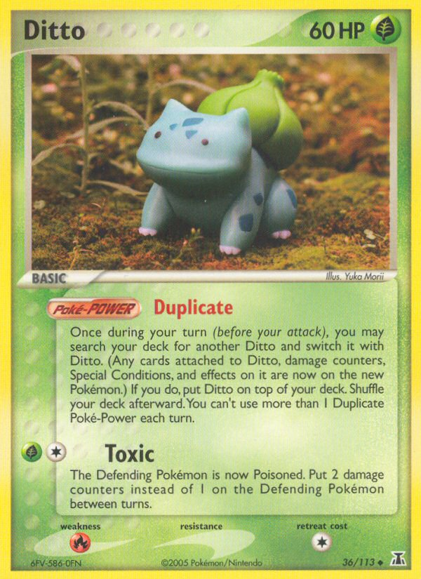 Ditto (Bulbasaur) 36/113 - Delta Species (DS) HP