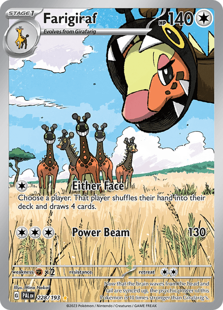 Farigiraf 228/193 - Paldea Evolved (PAL) NM