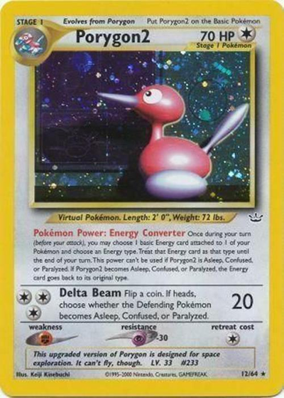 Porygon2 12/64 - Neo Revelation (N3) MP