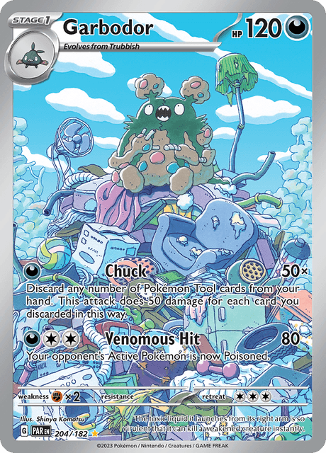 Garbodor 204/182 - Paradox Rift (PAR) NM