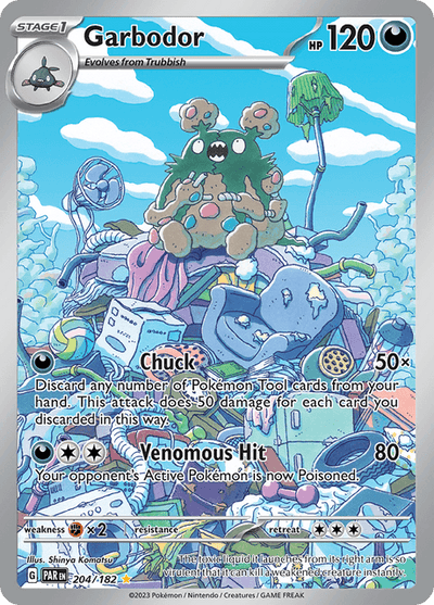 Garbodor 204/182 - Paradox Rift (PAR) NM