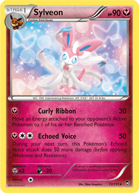 Sylveon 72/111 [Cracked Ice Holo] - Furious Fists (FFI) LP