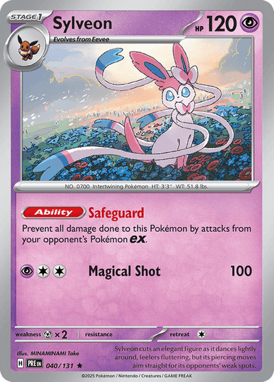 Sylveon 40/131 [Master Ball] - Prismatic Evolutions (PRE) NM