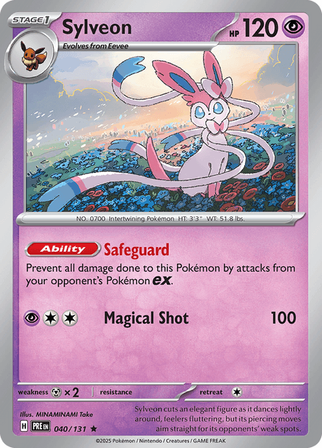 Sylveon 40/131 [Master Ball] - Prismatic Evolutions (PRE) NM