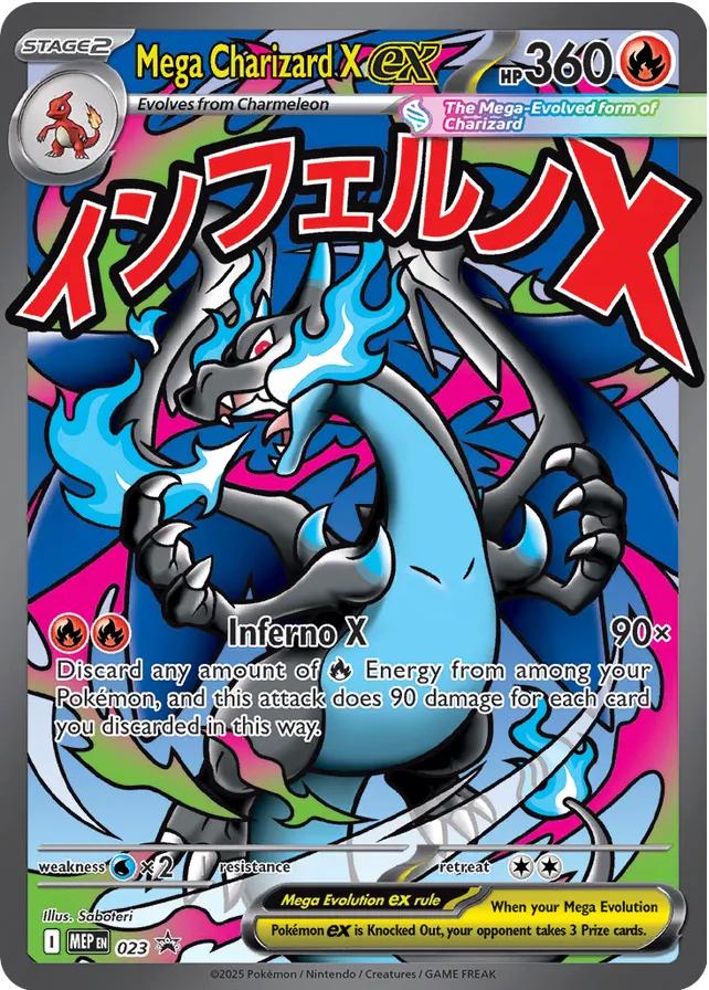 Mega Charizard X EX 23/ - Promo (MEP) PSA 10