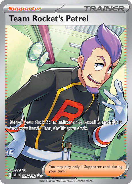 Team Rocket's Petrel 226/182 - Destined Rivals (DRI) NM