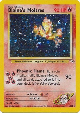 Blaine's Moltres 1/132 - Gym Heroes (G1) DMG