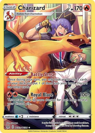 Charizard tg03/tg30 - Lost Origin (LOR) NM