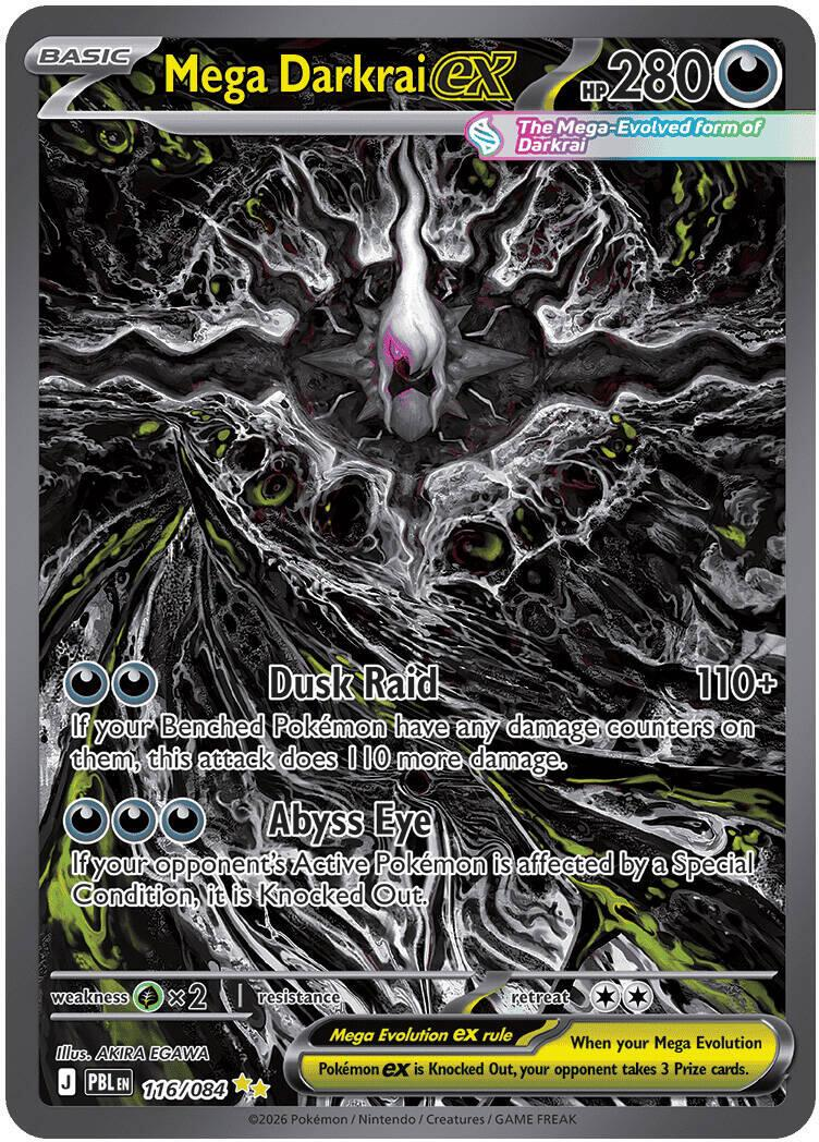 Mega Darkrai ex 116/84 - Pitch Black NM