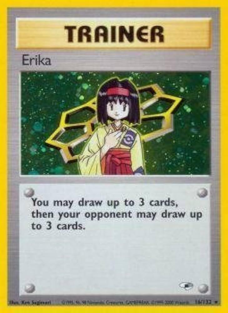 Erika 16/132 - Gym Heroes (G1) DMG