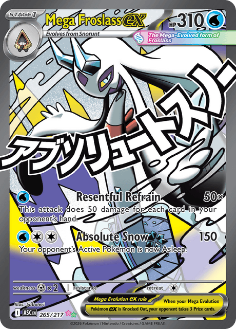 Mega Froslass ex 265/217 - Ascended Heroes (ASC) NM