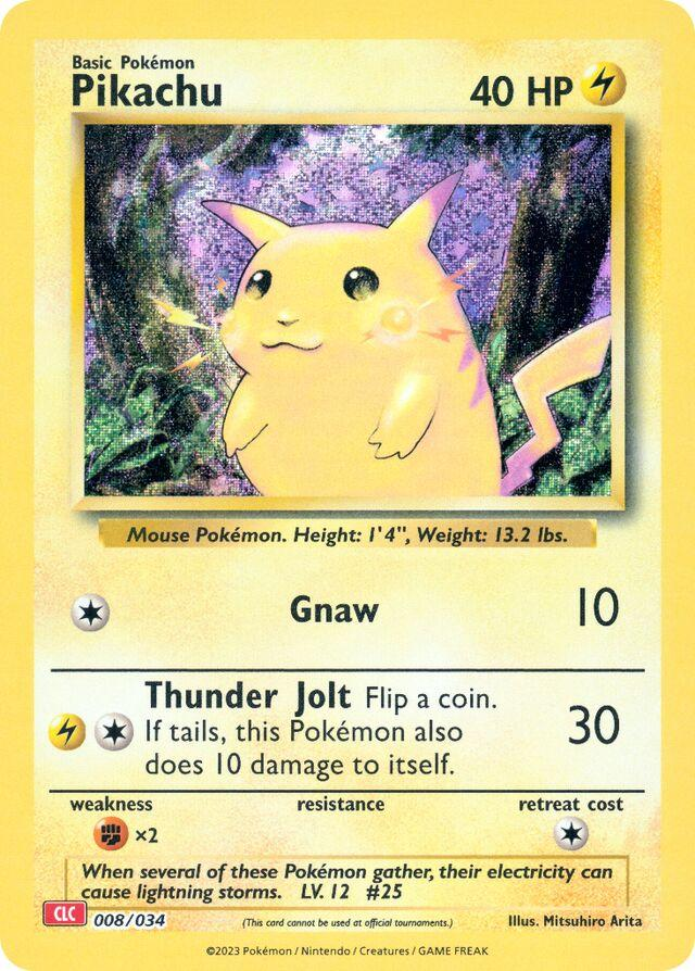 Pikachu 8/34 - TCG Classic: Charizard Deck (CLC) NM