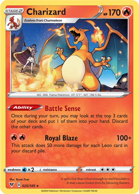 Charizard 25/185 [Cracked Ice] - Vivid Voltage (VIV) NM