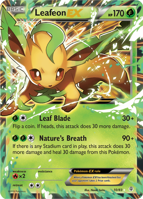Leafeon EX 10/83 - Generations (GEN) LP