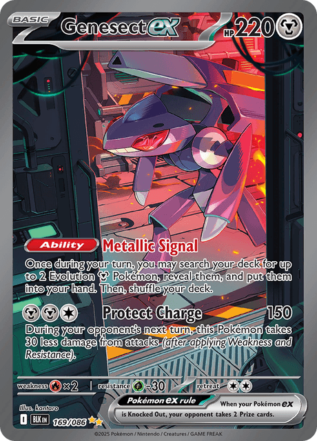 Genesect ex 169/86 - Black Bolt (BLK) LP