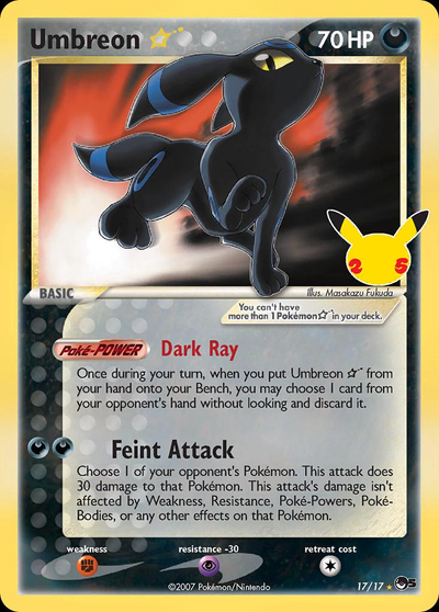 Umbreon 17/25 - Celebrations (CEL) LP