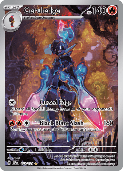 Ceruledge 197/191 - Surging Sparks (SSP) NM
