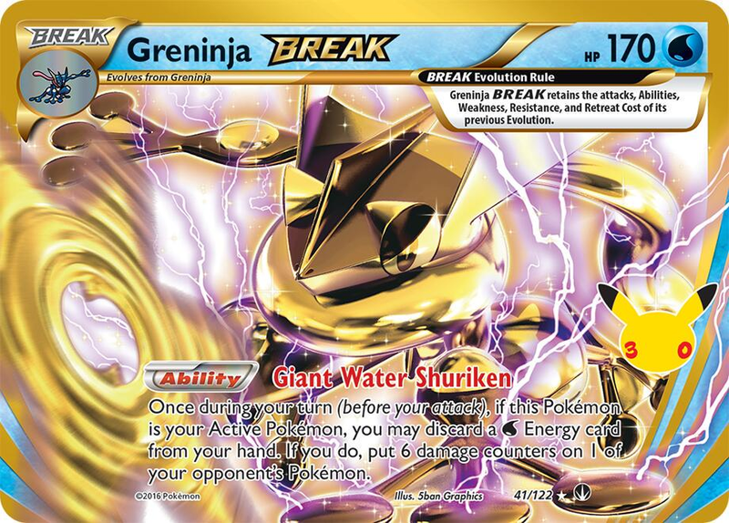 Greninja BREAK 41/128 - 30th Celebration NM
