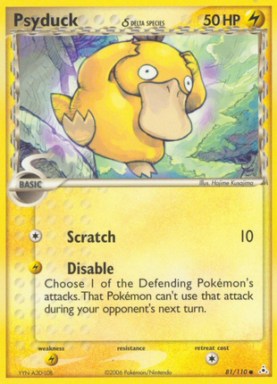 Psyduck 81/110 - Holon Phantoms (HP) NM