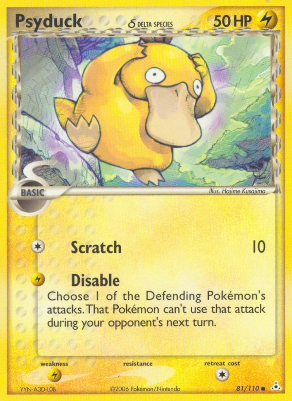 Psyduck 81/110 - Holon Phantoms (HP) NM