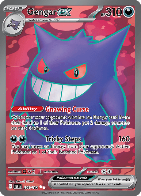 Gengar ex 193/162 - Temporal Forces (TEF) NM