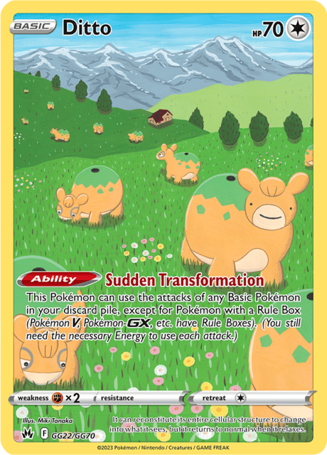 Ditto gg22/gg70 - Crown Zenith (CRZ) NM
