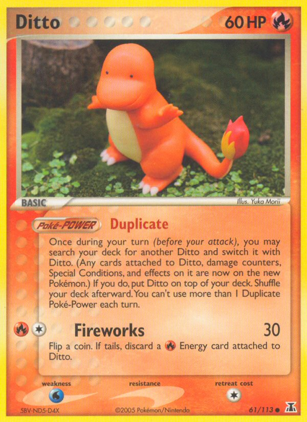 Ditto Charmander 61/113 - Delta Species (DS) MP
