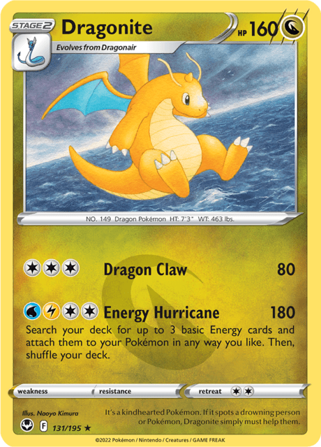 Dragonite 131/195 [GameStop Stamped] - Silver Tempest (SIT) NM