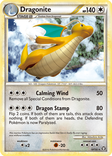 Dragonite 18/102 - Triumphant (TM) MP