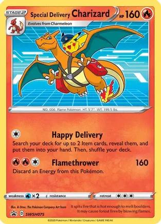 Special Delivery Charizard swsh075/ - Promo NM