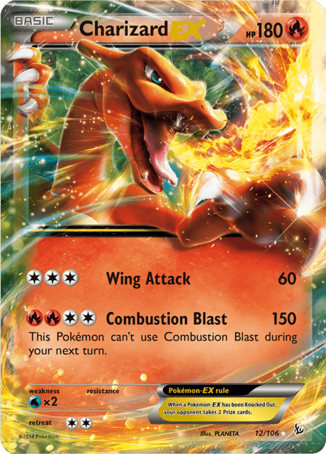 Charizard EX 12/106 - Flashfire (FLF) NM