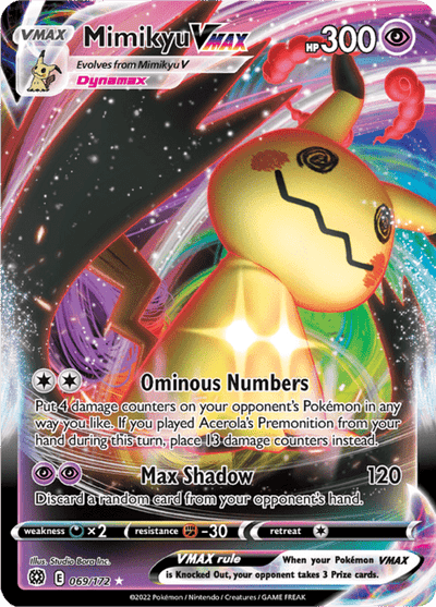 Mimikyu VMAX 69/172 - Brilliant Stars (BRS) NM