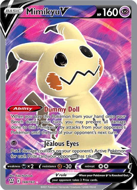 Mimikyu V 148/163 - Battle Styles (BST) NM