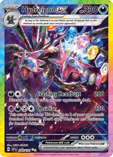 Hydreigon ex 240/191 - Surging Sparks (SSP) NM