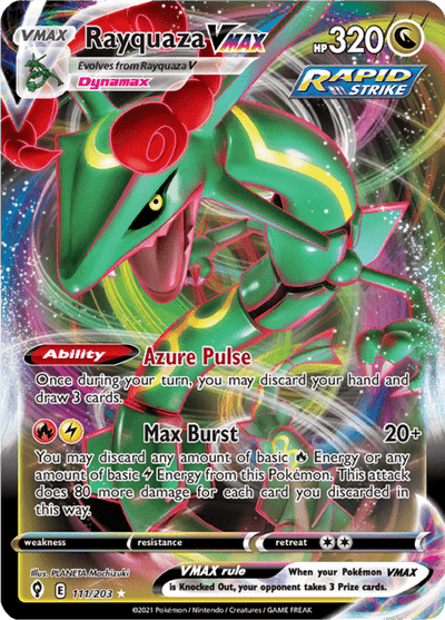 Rayquaza VMAX 111/203 - Evolving Skies (EVS) NM