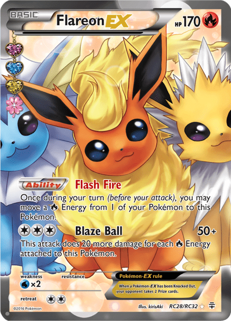 Flareon EX rc28/rc32 - Generations (GEN) MP