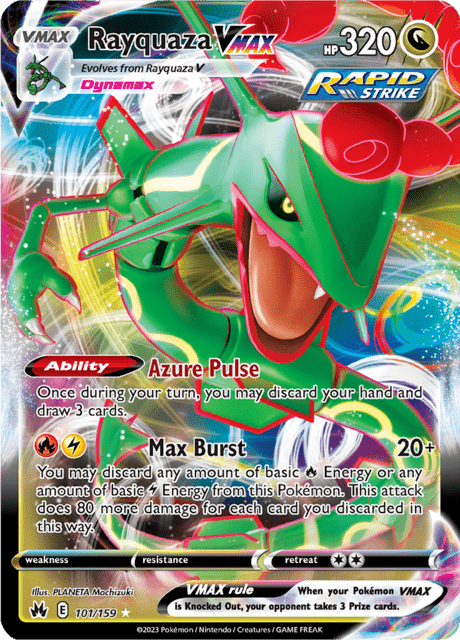 Rayquaza VMAX 101/159 - Crown Zenith (CRZ) NM