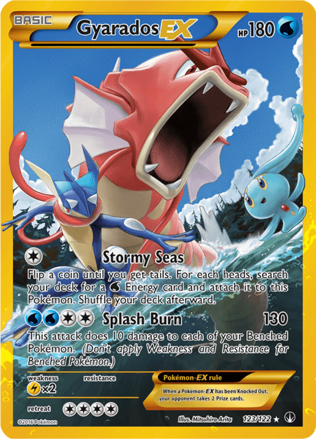 Gyarados EX 123/122 - BREAKpoint (BKP) NM
