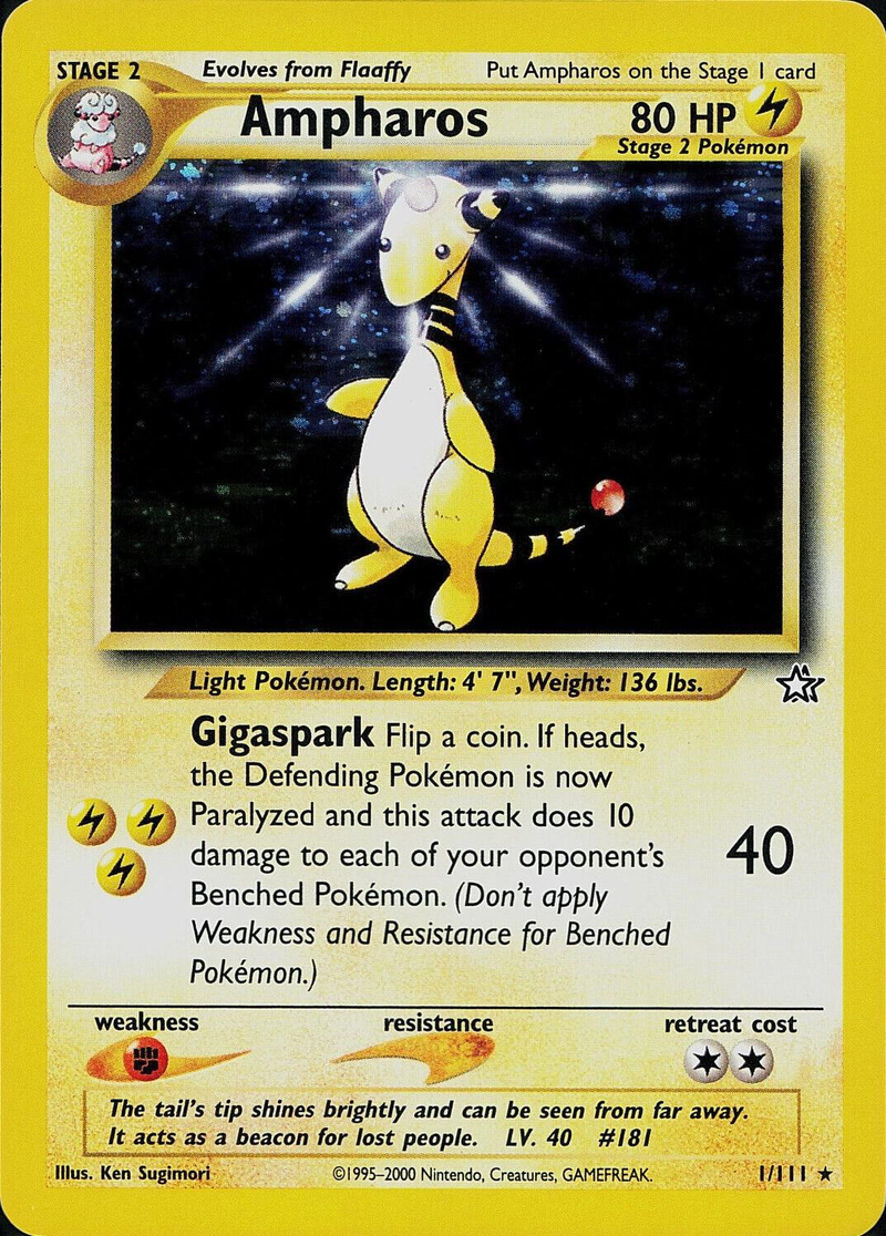 Ampharos 1/111 - Neo Genesis (N1) HP