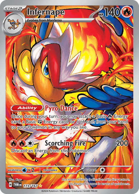 Infernape 173/167 - Twilight Masquerade (TWM) NM