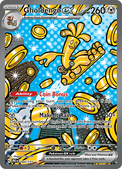 Gholdengo ex 164/131 - Prismatic Evolutions (PRE) NM