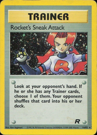 Rocket's Sneak Attack 16/82 - Team Rocket (TR) LP