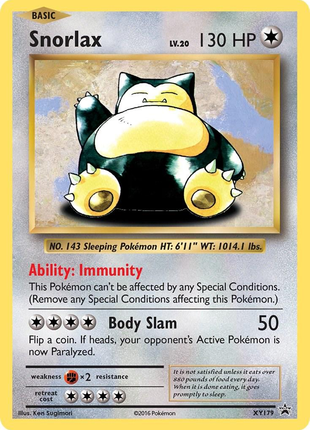 Snorlax xy179/ - Promo NM