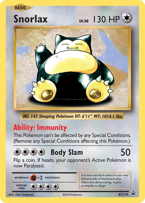 Snorlax xy179/ - Promo NM