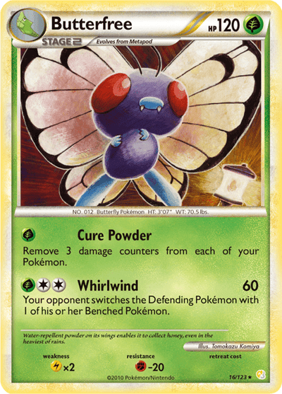 Butterfree 16/123 - HeartGold & SoulSilver (HS) LP