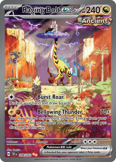 Raging Bolt ex 208/162 - Temporal Forces (TEF) NM