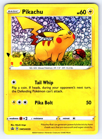 Pikachu swsh039/ - Promo (SWSH) NM