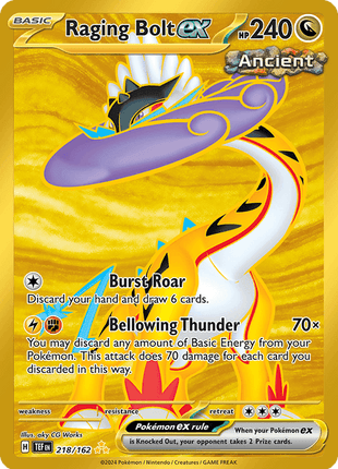 Raging Bolt ex 218/162 - Temporal Forces (TEF) NM