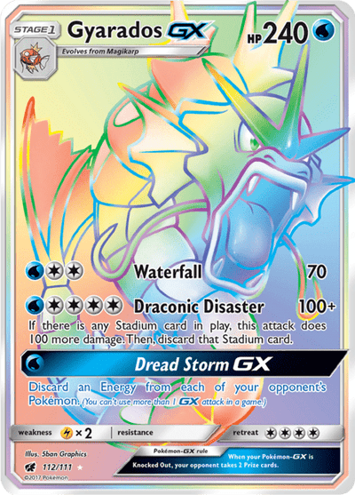 Gyarados GX 112/111 - Crimson Invasion (CIN) NM